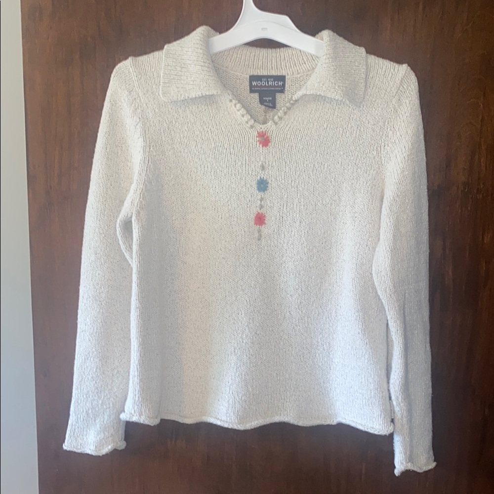 Woolrich Women's Cream Knit Top